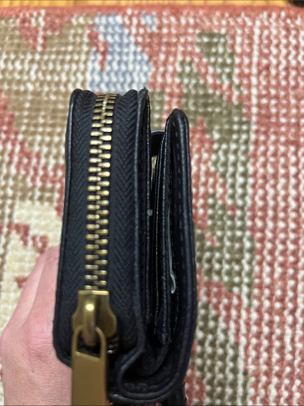 Fossil Black Leather Wristlet Wallet - Picture 4 of 12